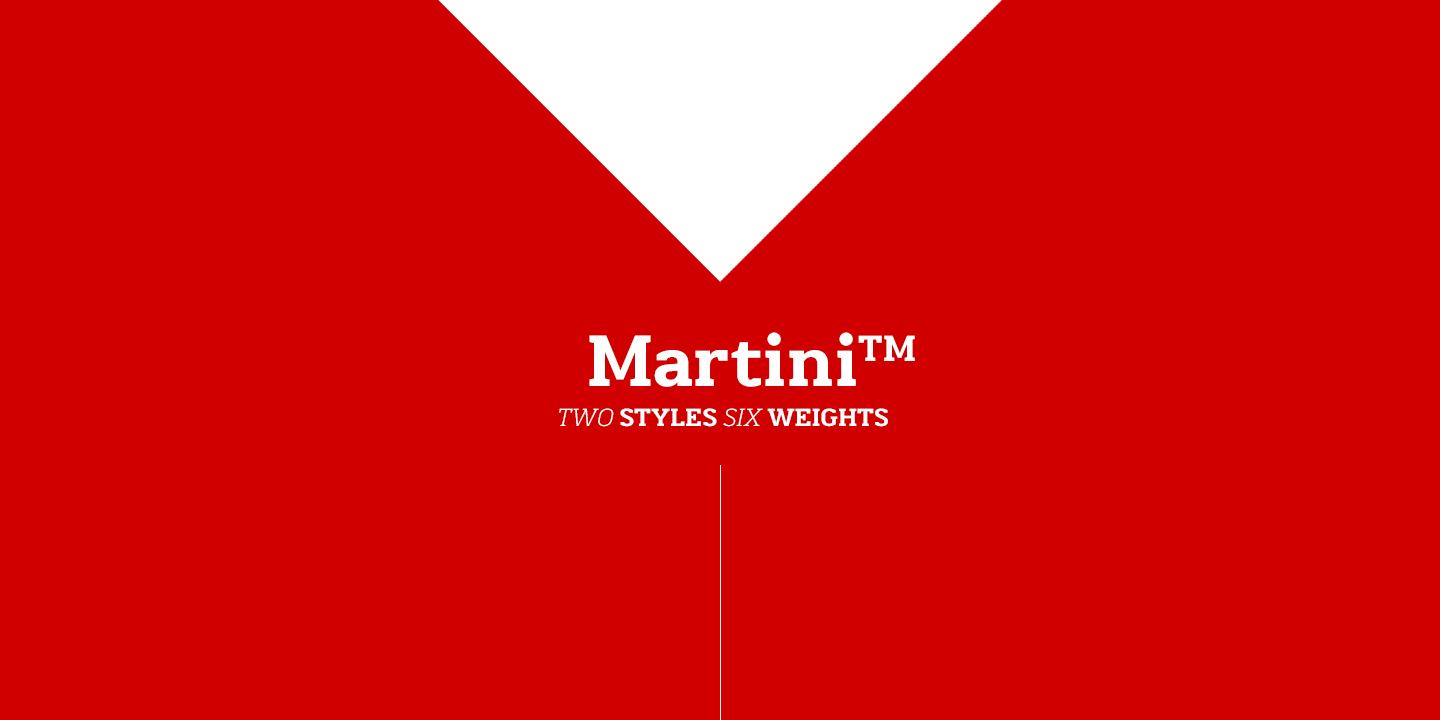 Przykładowa czcionka Martini #1
